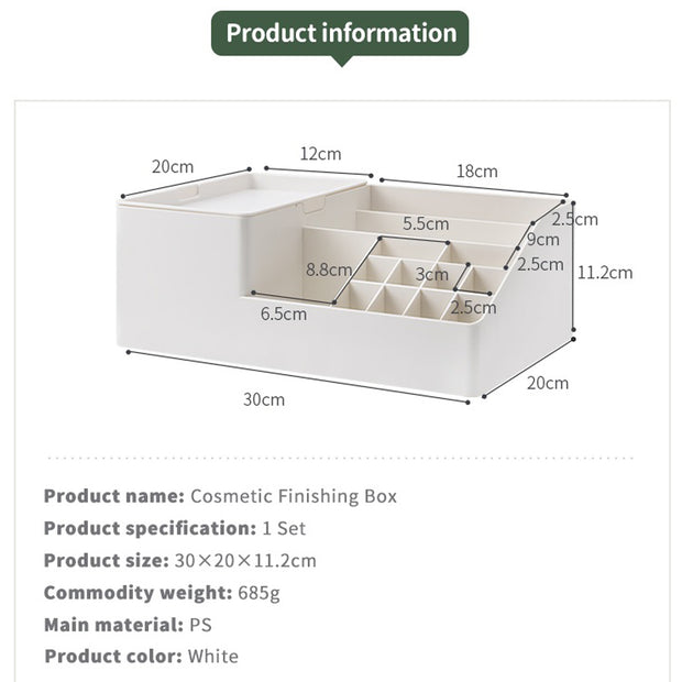 Vanity Organizer - White