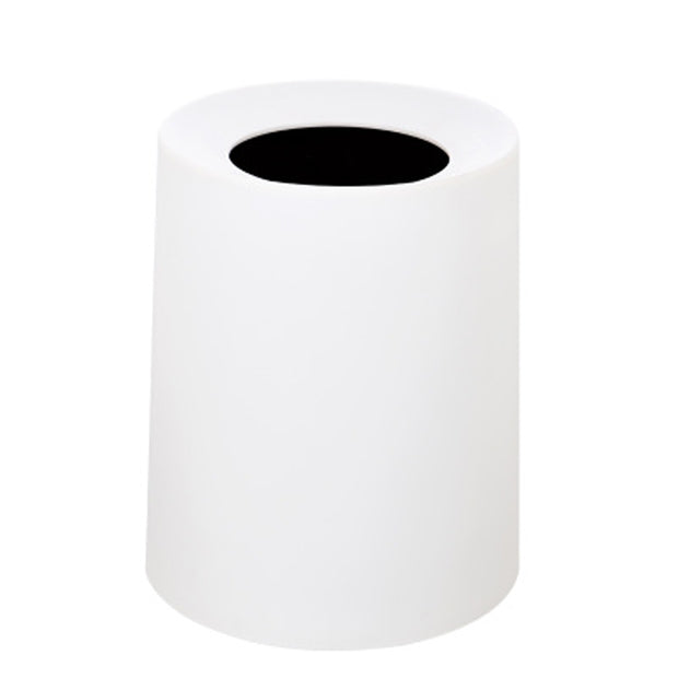 White Matte Thrash Bin, 8 Litres