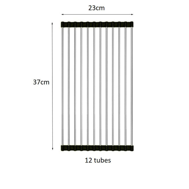 Kitchen Sink Rack Roll - Black