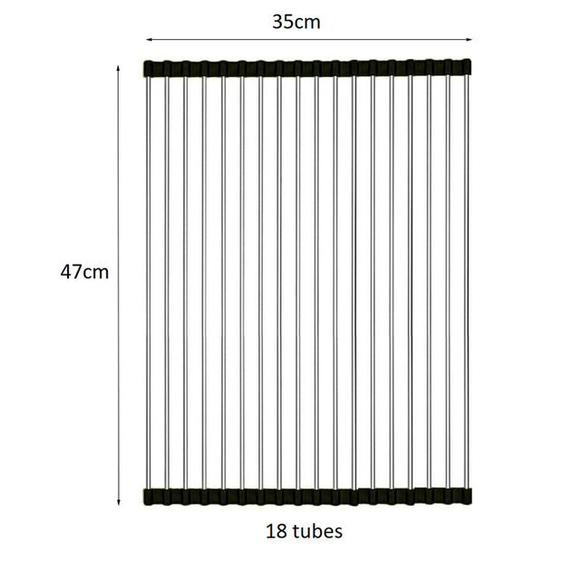 Kitchen Sink Rack Roll - Black
