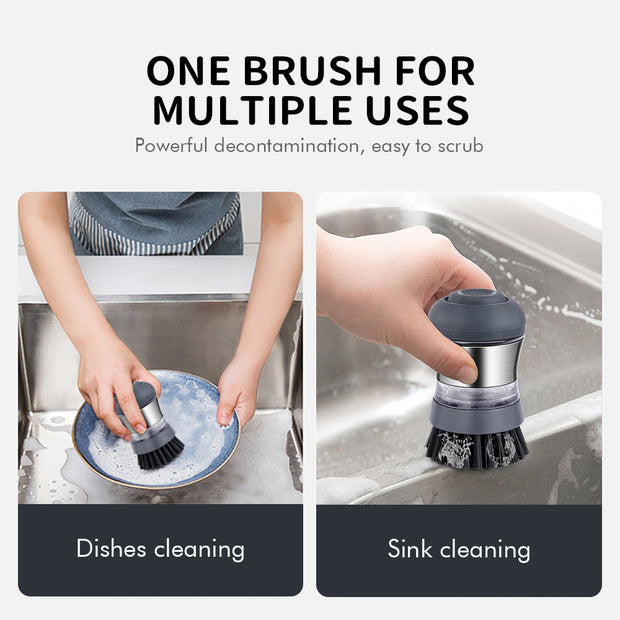 Dish Soap Dispensing Sponge Brush – Emmeistar