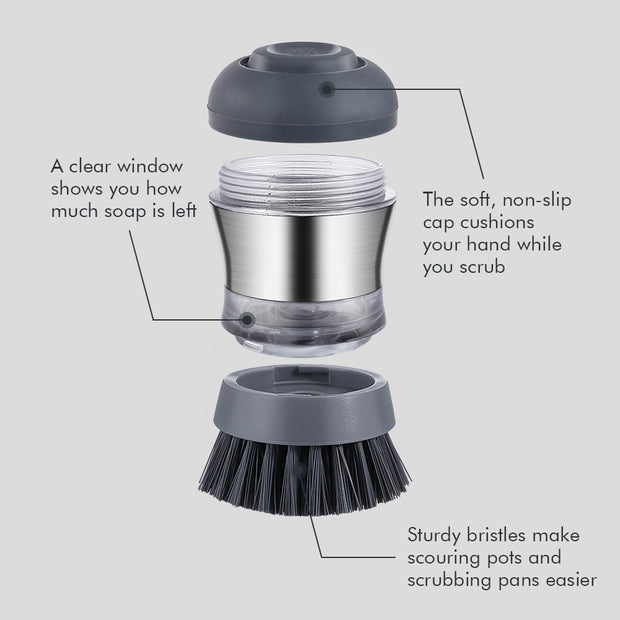 Soap Dispensing Brush