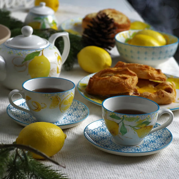 CAPRI 2pcs Porcelain Cup & Saucer Set