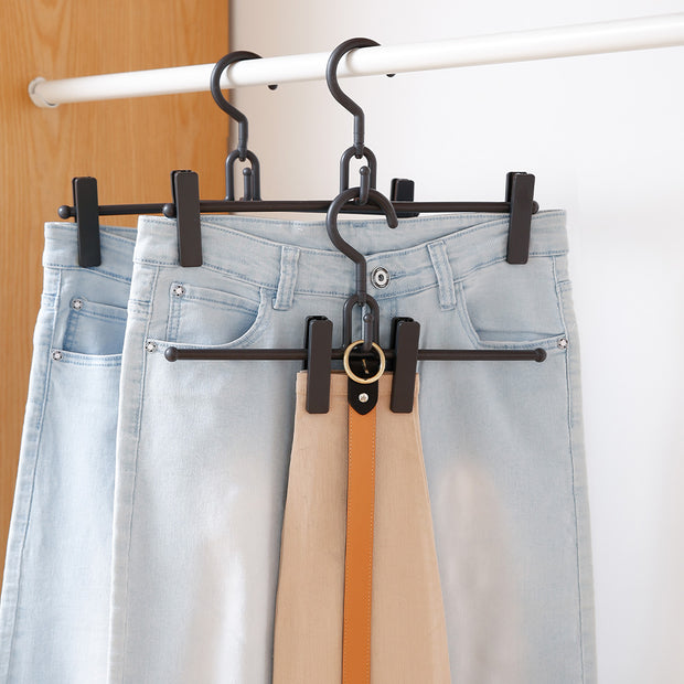 2pcs Hanger with Clip - Black