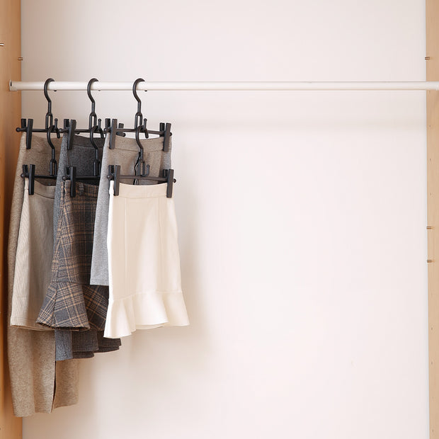 2pcs Hanger with Clip - Black
